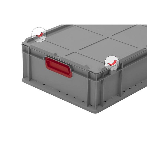 Schiebeverschluss-Set, 4 Verschlüsse, rot kaiserkraft