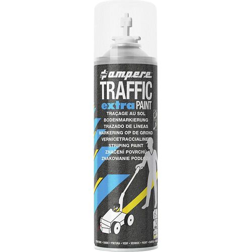 Ampere Markierfarbe Traffic extra Paint® für starke Beanspruchung, Inhalt 500 ml, VE 12 Dosen, weiß