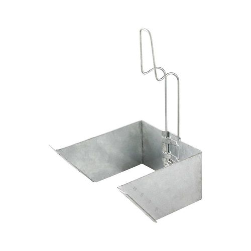 Halterung, für Radkeile NG 53, ab 2 Stk, Stahl, silber kaiserkraft