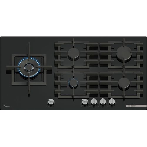 Bosch 6 Serie PPM9A6I40 Kochfelder Schwarz Integriertes 90 cm Kochfeld Gaskochfeld de 5 Zone(n)