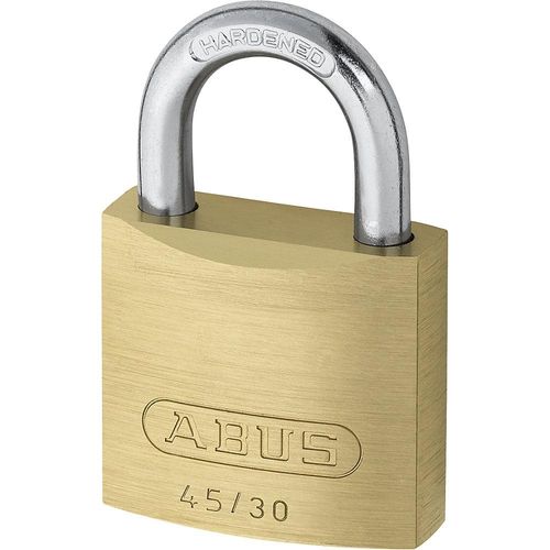 ABUS Vorhängeschloss, 45/30 Lock-Tag, VE 12 Stk, Messing Image