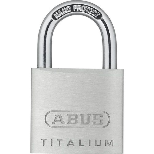 ABUS Zylindervorhängeschloss, 64TI/30 Lock-Tag, VE 12 Stk, silber