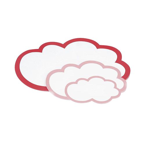 magnetoplan Kommunikationskarten, Moderationswolke groß, VE 40 Stk, 610 x 370 mm