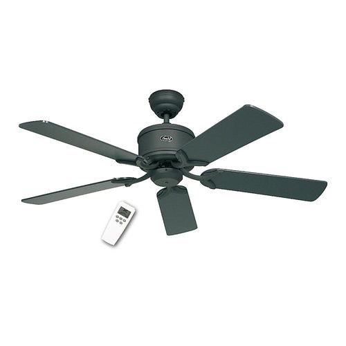 Deckenventilator ECO ELEMENTS, Rotorblatt-Ø 1320 mm, Lack graphit / Lack schwarz kaiserkraft