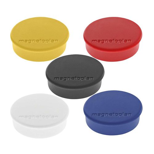 magnetoplan Magnet DISCOFIX HOBBY, Ø 25 mm, VE 100 Stk, sortiert