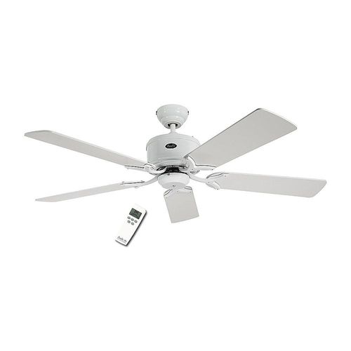 Deckenventilator ECO ELEMENTS, Rotorblatt-Ø 1320 mm, Lack weiß / Lack lichtgrau kaiserkraft