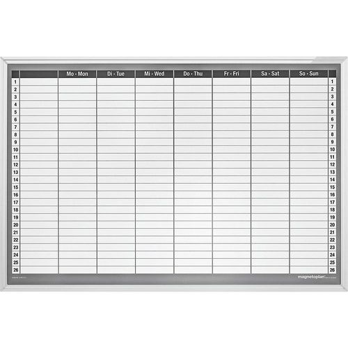 magnetoplan Wochenplaner-Set, 7-Tage-Woche, BxH 920 x 625 mm