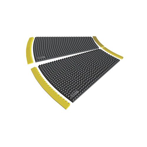 NOTRAX Bodenfliese, Naturgummi genoppt, 22,5°, Breite 910 mm, genoppt