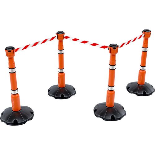 Skipper Gurtabsperrung außen, 4er Set, rot / weiß