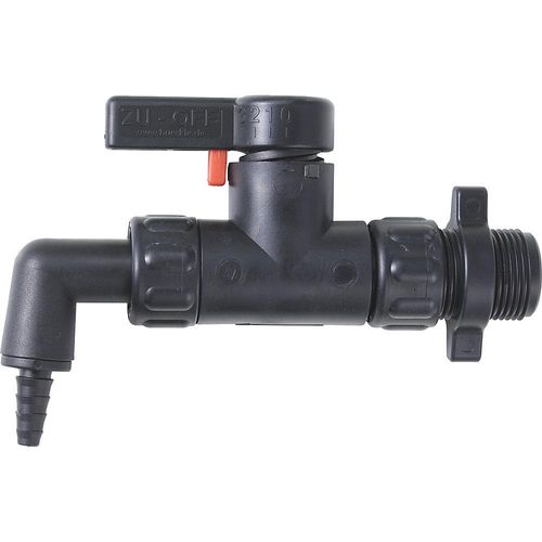 Sicherheits-Zapfhahn, Polyamid, Entnahmeposition verstellbar, Gewinde 3/4'', VE 2 Stk kaiserkraft