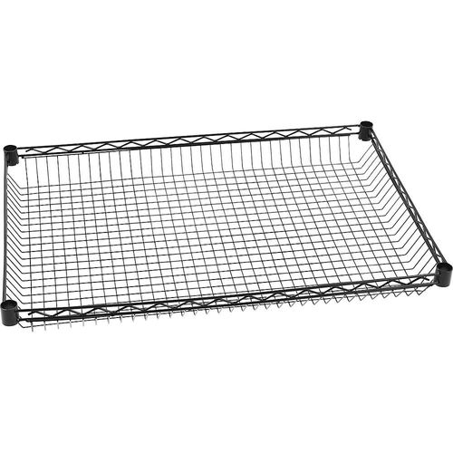 Korb für Tischwagen, LxB 910 x 610 mm, schwarz kaiserkraft