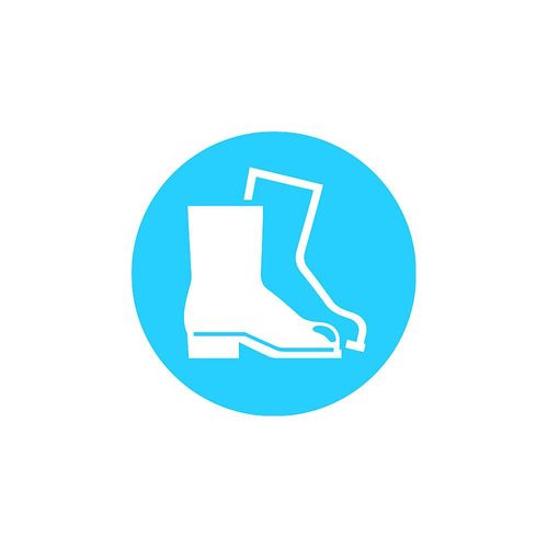 PVC-Piktogramm, Sicherheitsschuhe, VE 2 Stk, selbstklebend kaiserkraft