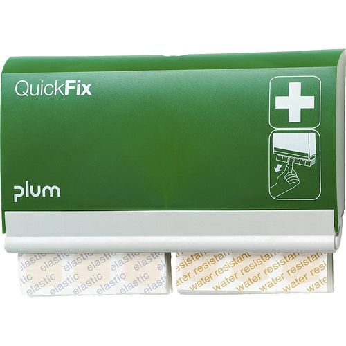 Pflasterspender QuickFix, mit 45 wasserfesten und 45 elastischen Pflastern, grün kaiserkraft