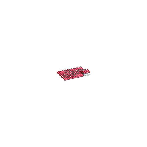 LISTA Einteilungs-Set für Schubladenmaße 459 x 612 mm, Mulden, 12 Muldenteile, 50 Muldenwände