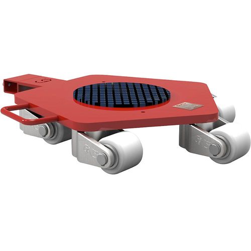 Rotationsfahrwerk, Tragfähigkeit 6000 kg, LxBxH 760 x 560 x 118 mm kaiserkraft