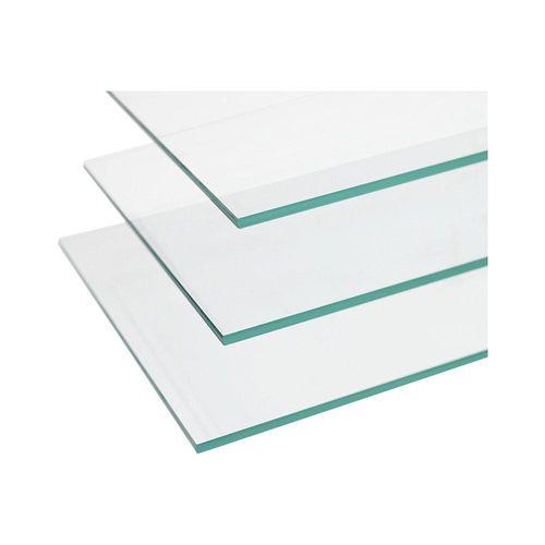 Glasboden für Vitrine, für BxT 500 x 500 mm, Eckvitrine, Höhe 5 mm kaiserkraft