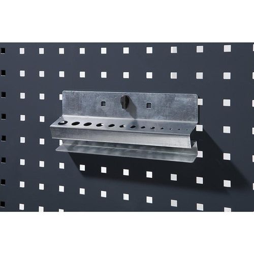 eurokraft pro Bohrerhalter, BxH 225 x 65 mm, mit 13 Aufnahmen