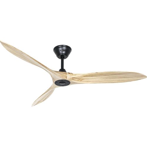 Deckenventilator ECO AIRSCREW, Rotorblatt-Ø 1520 mm, natur / mattschwarz kaiserkraft