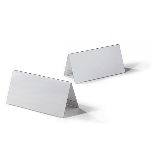 DURABLE Tischnamensschild aus Acryl, HxB 61/122 x 210 mm, VE 20 Stk, Dachform