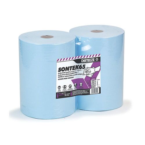 Wischtuchrolle, BxL 300 mm x 112 m, VE 2 Rollen, türkis kaiserkraft