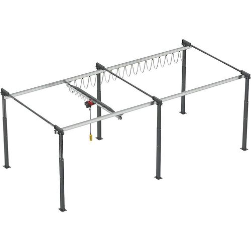 Vetter Portalkransystem ErgoLine®, mit Elektrokettenzug, TF 500 kg, Breite 5,8 m