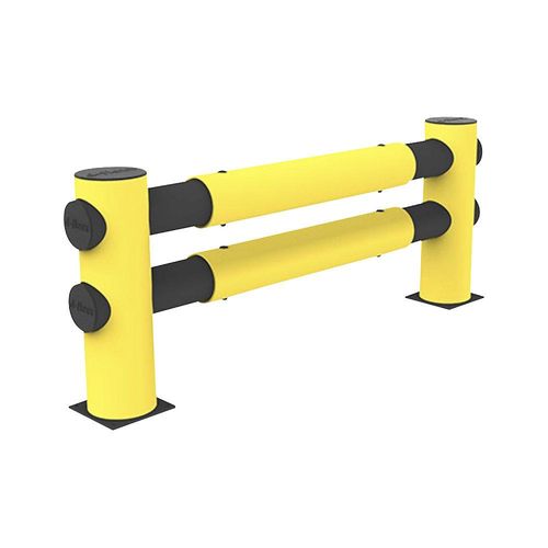 d-flexx Sicherheitsgeländer Typ Hotel, Anfangsset, 2 Endpfosten, Holmensatz