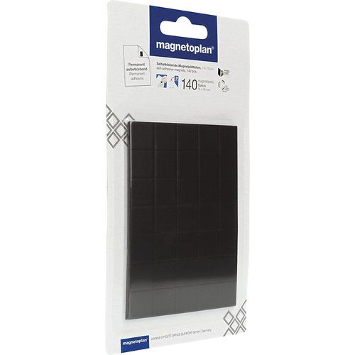 magnetoplan Klebe-Ecken, magnetisch, LxB 15 x 15 mm, VE 1400 Stk