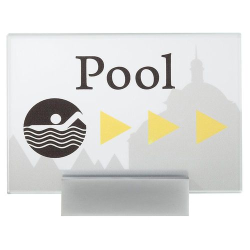 MONACO™ Türschild, Höhe 105 mm, DIN A6, Gewicht 0,54 kg kaiserkraft Image