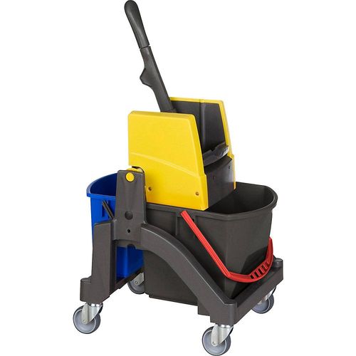 Vermop Nasswischwagen AQUVA, ohne Deichsel, mit 1 x 17-l-Eimer, 1 x 6-l-Eimer