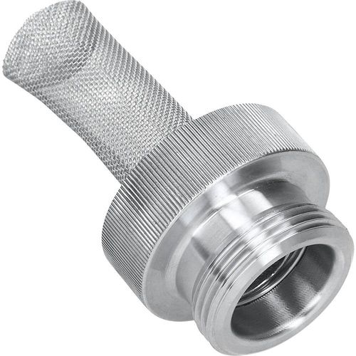 Adapter mit Dichtung und Flammensperre, LxBxH 54 x 85 x 54 mm, Edelstahl kaiserkraft