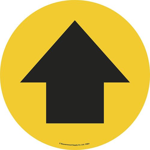 PVC-Piktogramm, Richtungspfeil, VE 2 Stk, selbstklebend kaiserkraft