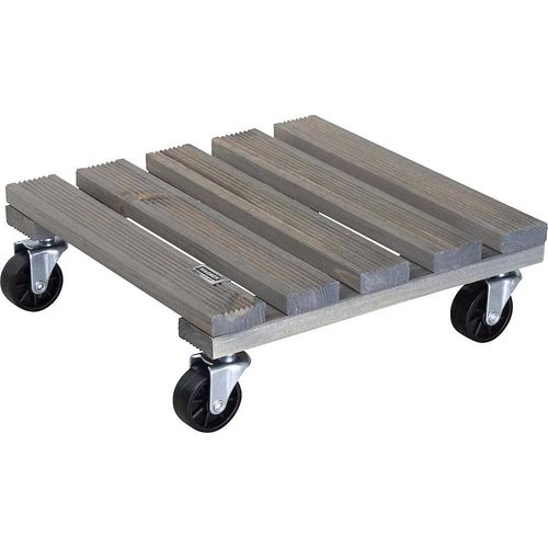 Wagner Pflanzenroller VINTAGE, Tragfähigkeit 150 kg, VE 2 Stk, LxB 290 x 290 mm, grüngrau