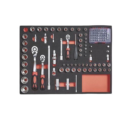 Werkzeug-Shadowboard, Steckschlüssel, für BxT 490 x 340 mm kaiserkraft