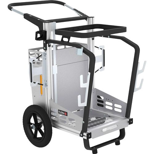 FLORA Abfallsammelwagen Picobello Compact, feste Müllsackhalterung, HxBxL 1030 x 710 x 870 mm, 120 l