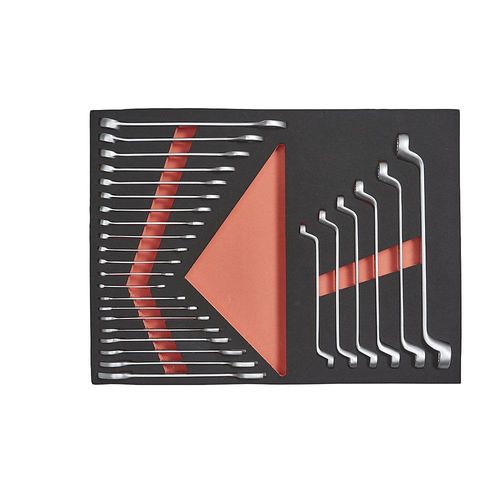 Werkzeug-Shadowboard, Ring- und Maulschlüssel, für BxT 490 x 340mm kaiserkraft