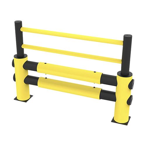 d-flexx Sicherheitsgeländer Typ Lima, Anfangsset, 2 Endpfosten, Holmensatz