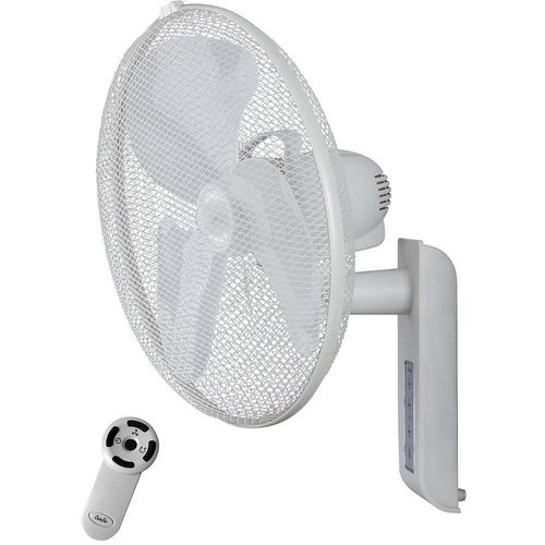 Wandventilator, mit Fernbedienung, lichtgrau mattiert kaiserkraft