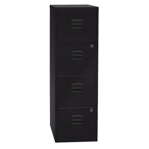 BISLEY Hängeregistraturschrank PFA, 4 Schübe, schwarz