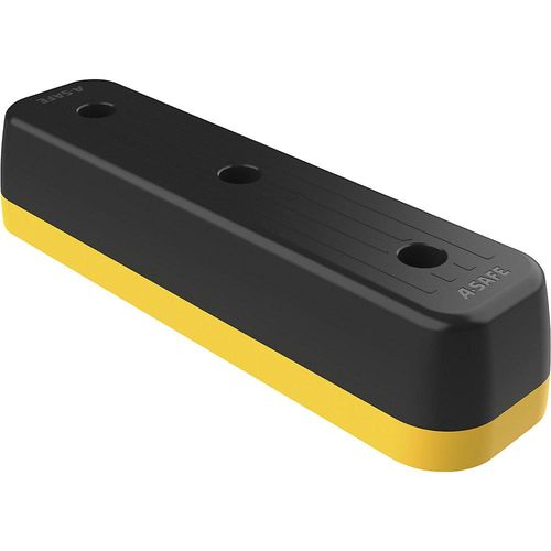 A-SAFE Rammschutz-Barriere Monoplex StepGuard, Polyurethan, schwarz/gelb, LxBxH 900 x 245 x 185 mm