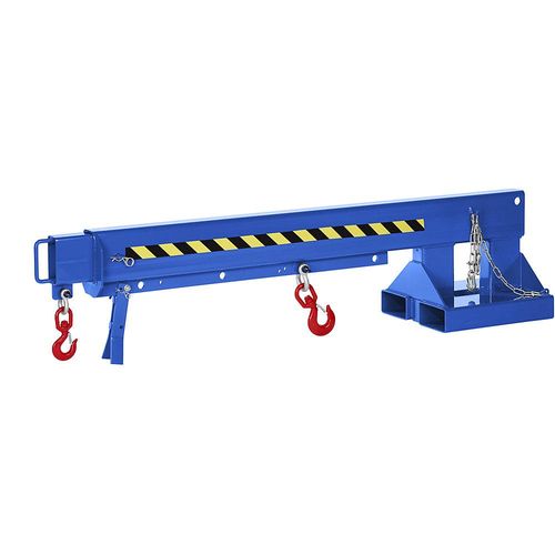 eurokraft pro Teleskoplader, teleskopierbar, Tragfähigkeit 650 - 3000 kg, blau lackiert