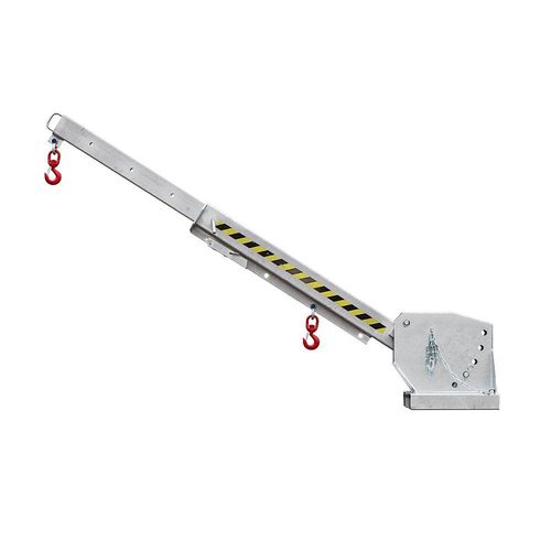 eurokraft pro Teleskoplader, 5fache Höhenverstellung, Tragfähigkeit 1000 - 5000 kg, teleskopierbar, verzinkt