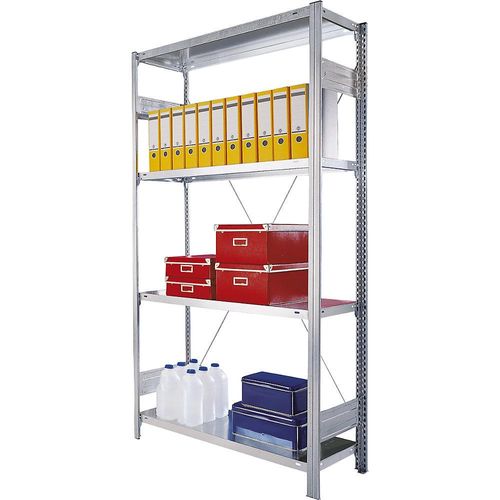 hofe Steckregal, HxT 2000 x 435 mm, Grundregal, Breite 1060 mm