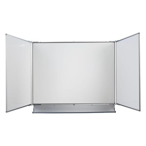 eurokraft pro Wand-Klapptafel, Stahlblech, emailliert, BxH 2400 x 900 mm