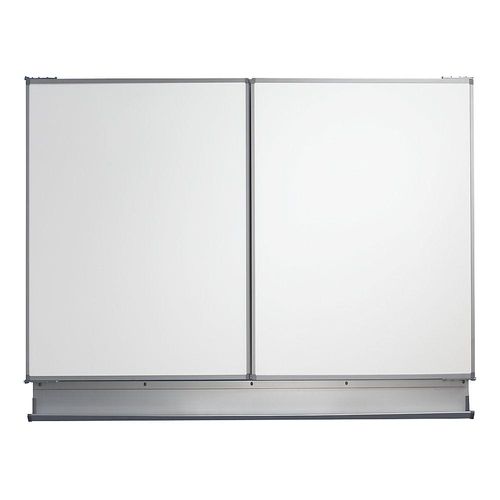 eurokraft pro Wand-Klapptafel, Stahlblech, emailliert, BxH 3000 x 1000 mm