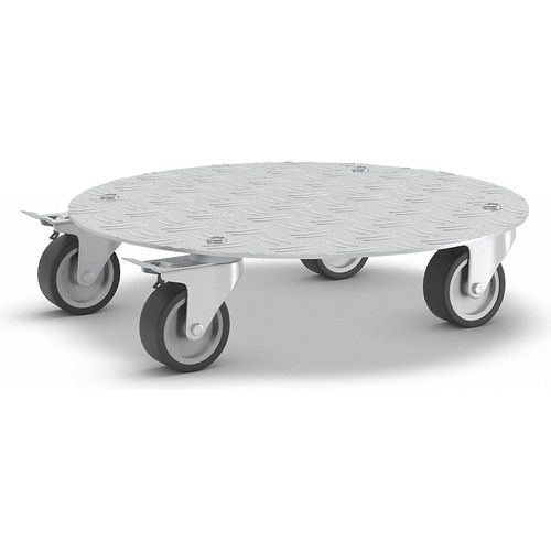 Wagner Pflanzenroller, Aluminium, Tragfähigkeit 100 kg, Ø 300 mm