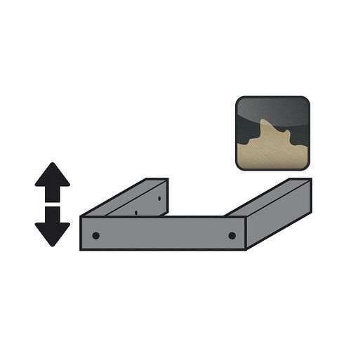 asecos Justiervorrichtung, inkl. Sockelblende, für Gefahrstoffschrank 1-türig, Breite 600 mm