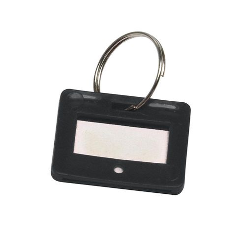 Schlüsselanhänger, VE 10 Stück, schwarz kaiserkraft