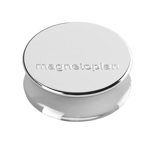 magnetoplan Ergo-Magnet, Ø 34 mm, VE 50 Stk, silber