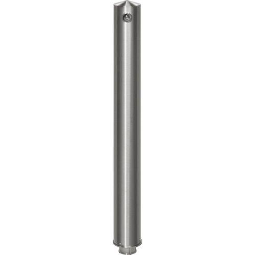 Edelstahl-Sperrpfosten, mit Spitzkopf, zum Einschrauben, Ø 102 mm kaiserkraft