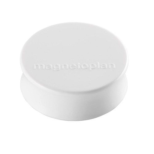 magnetoplan Ergo-Magnet, Ø 34 mm, VE 50 Stk, weiß